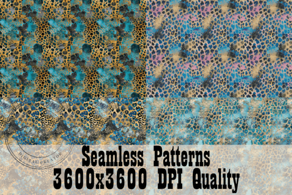 Cheetah Seamless Patterns Grunge Graphics and Patterns Review