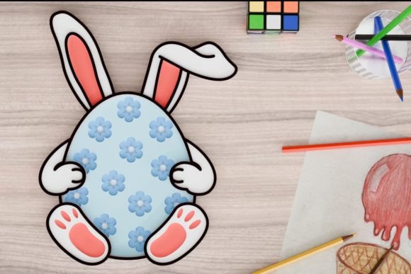 Easter Egg 3D SVG for Spring Laser Cutting