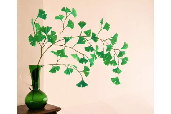 Ginkgo Plant 3D SVG for Elegant Flowers