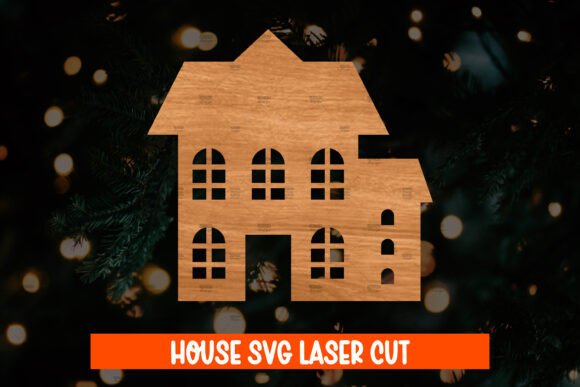 House Wood Cut: Laser Cutting Signs