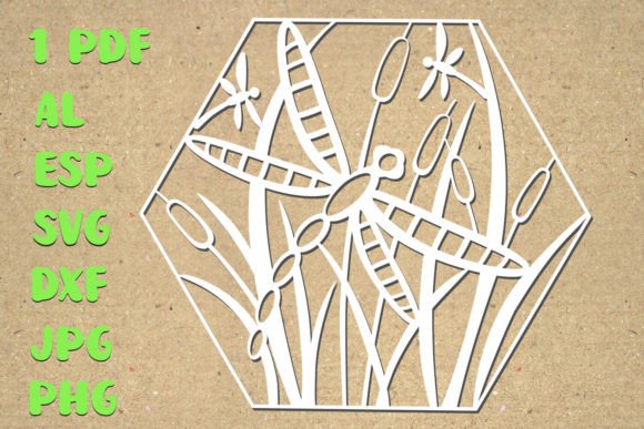 Laser Cutting Wall Decor: Dragonfly Reed SVG