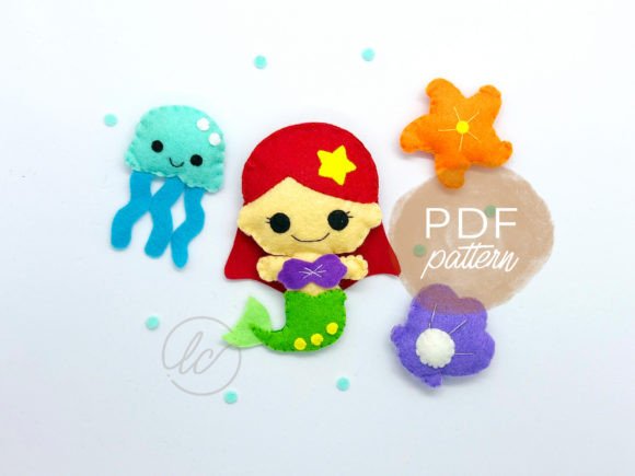 Mermaid Graphics & Sewing Patterns Review