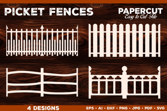 Papercut Picket Fences Design: Graphics & Crafts Review