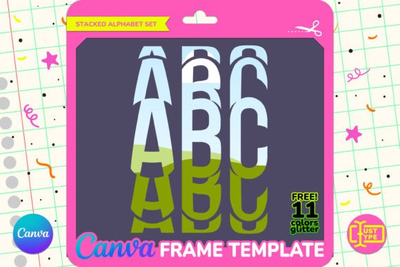 Wheel Stacked Alphabet Canva Frame: A Graphics Review for Local Brands